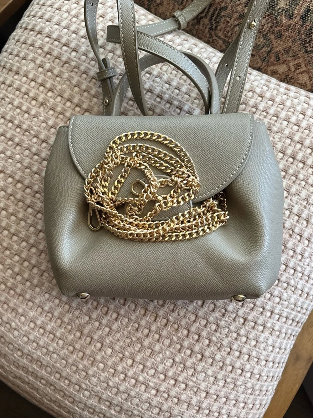 Structured Taupe Top-Handle Satchel for Women